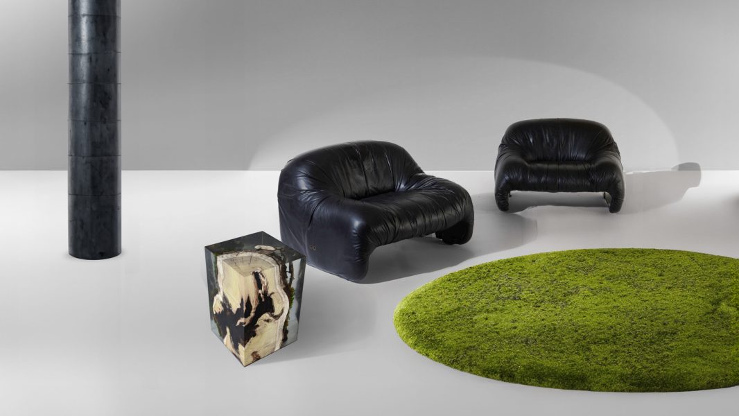 alcarol Stump Stool Mulberry