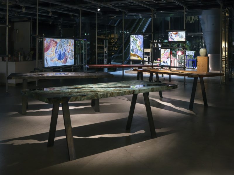 alcarol Uranus Rectangular Dining Table 10 Photo Credit _ Hideki Makiguchi