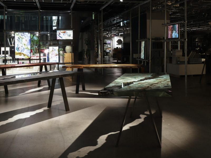 alcarol Uranus Rectangular Dining Table 11 Photo Credit _ Hideki Makiguchi