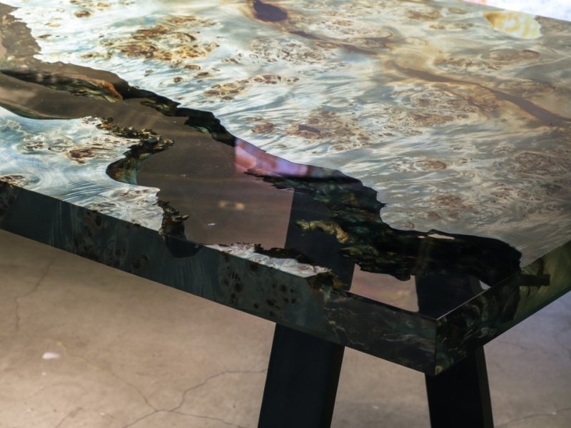 alcarol Uranus Rectangular Dining Table 14b Photo Credit _ Hideki Makiguchi
