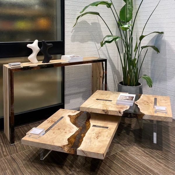 alcarol _trail Console_ Poplar low Tables_ Lane Crawford HK 1