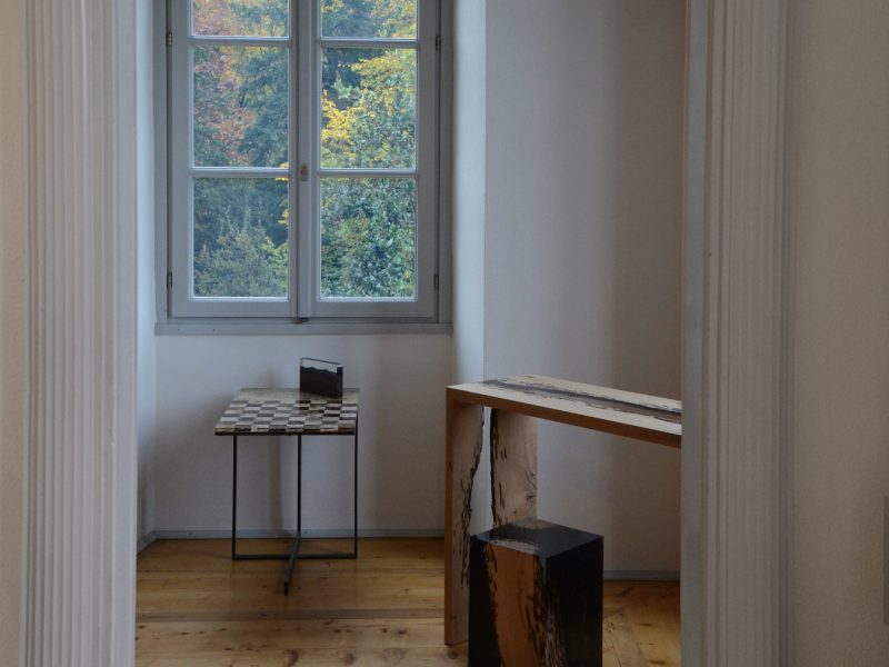 alcarol_ Bent River Bench_ Chess Side Table_ Ancor Twist Stool2